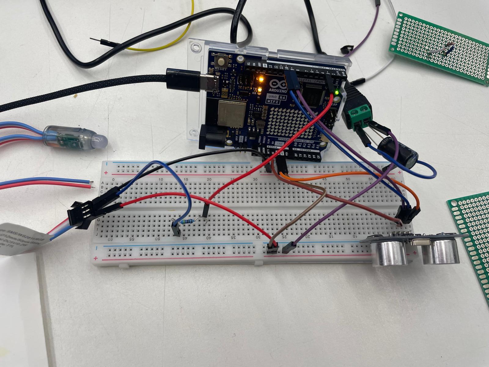 first test on a breadboard